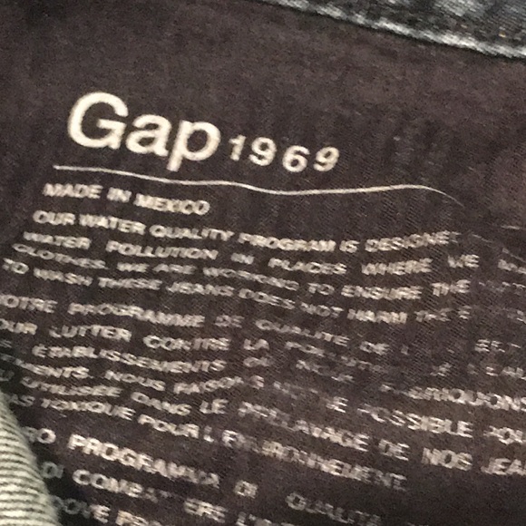 Gap Denim Shorts Womens 27 Blue Jean Summer Cuffed Boho Coastal Cowgirl Beach - Picture 5 of 11